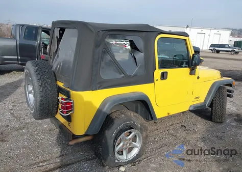 2004 Jeep Wrangler Se from USA, damaged, VIN 1J4FA29124P756757